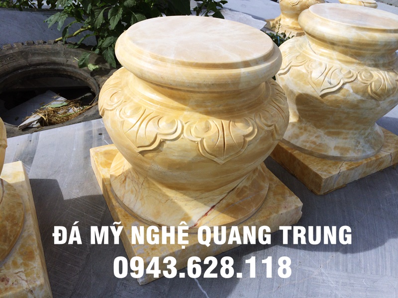 Tang bong da vang nguyen khoi ke cot go nha tho