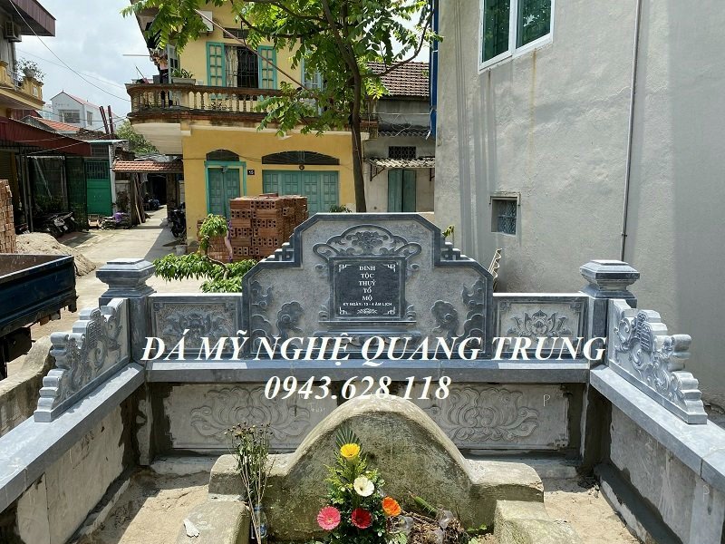 Lang mo da dep Quang Trung Ninh Binh cho Gia toc